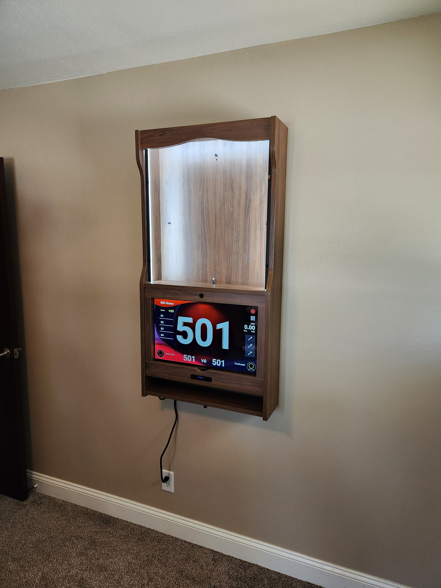 Rebel Dart Board Cabinet