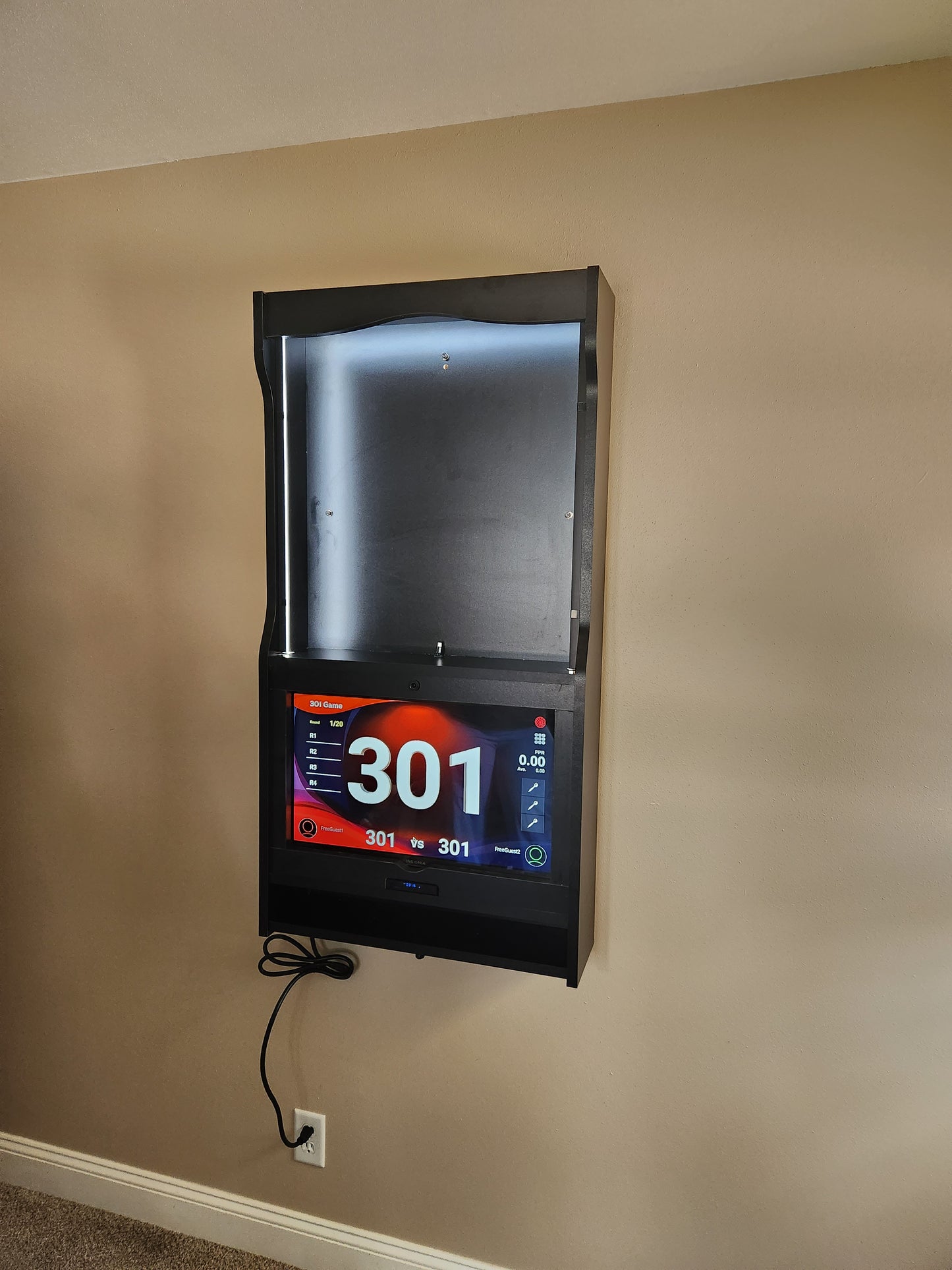 Rebel Dart Board Cabinet