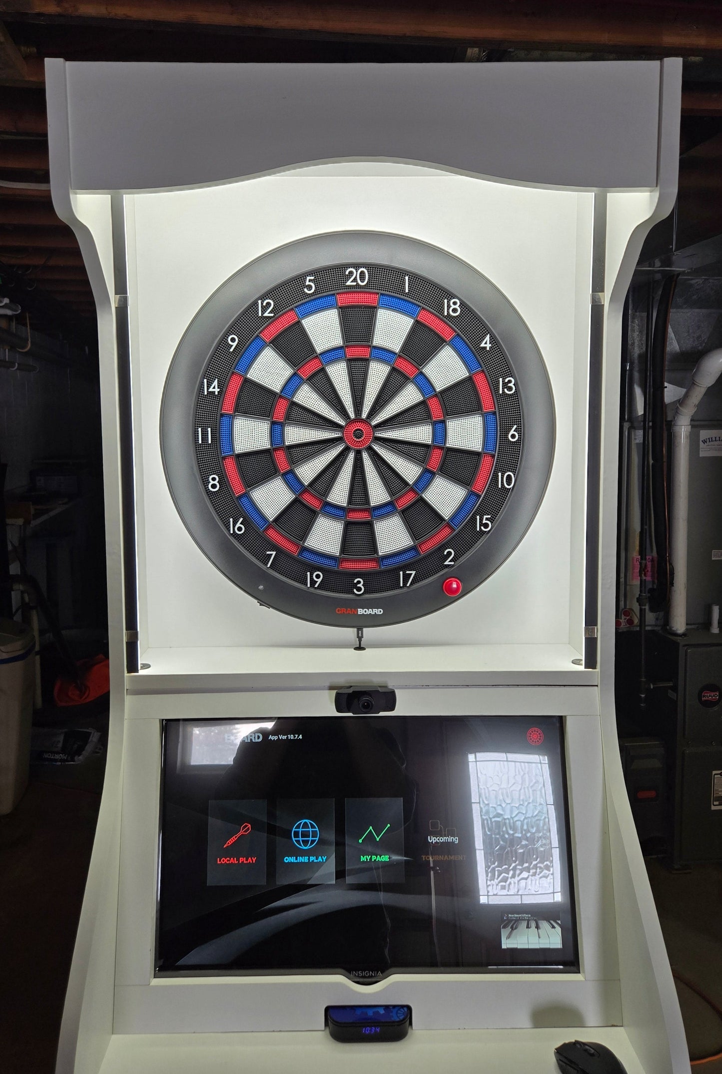 Grizzly Dart Board Cabinet