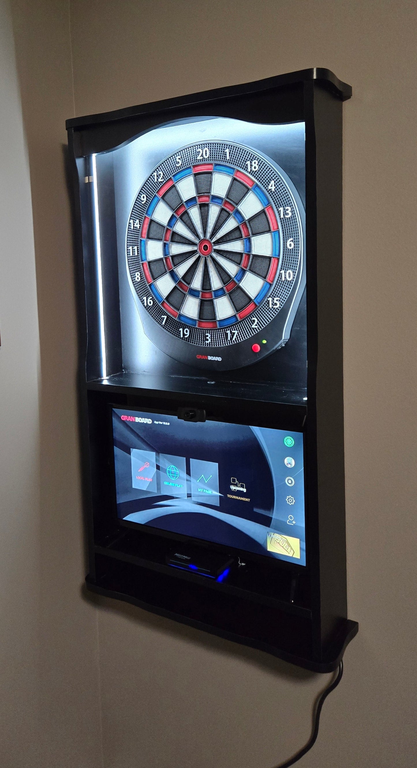 Simple Dart Board Cabinet