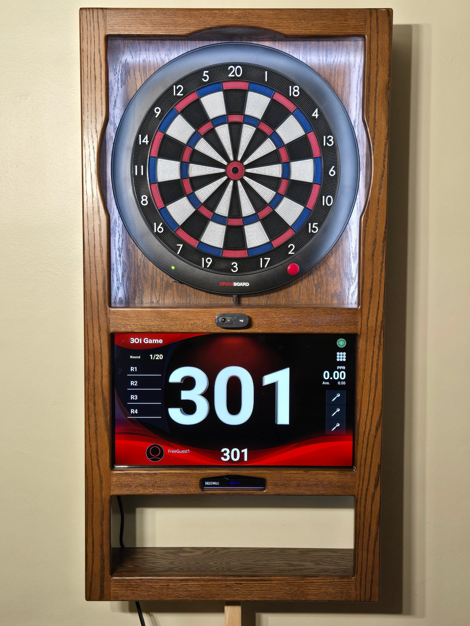 dart cabinet, alpha, dart board, granboard, custom made dart board