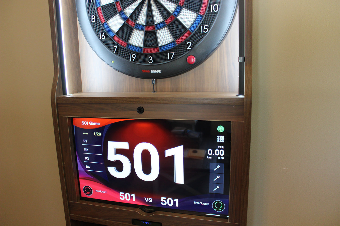 Rebel Dart Board Cabinet