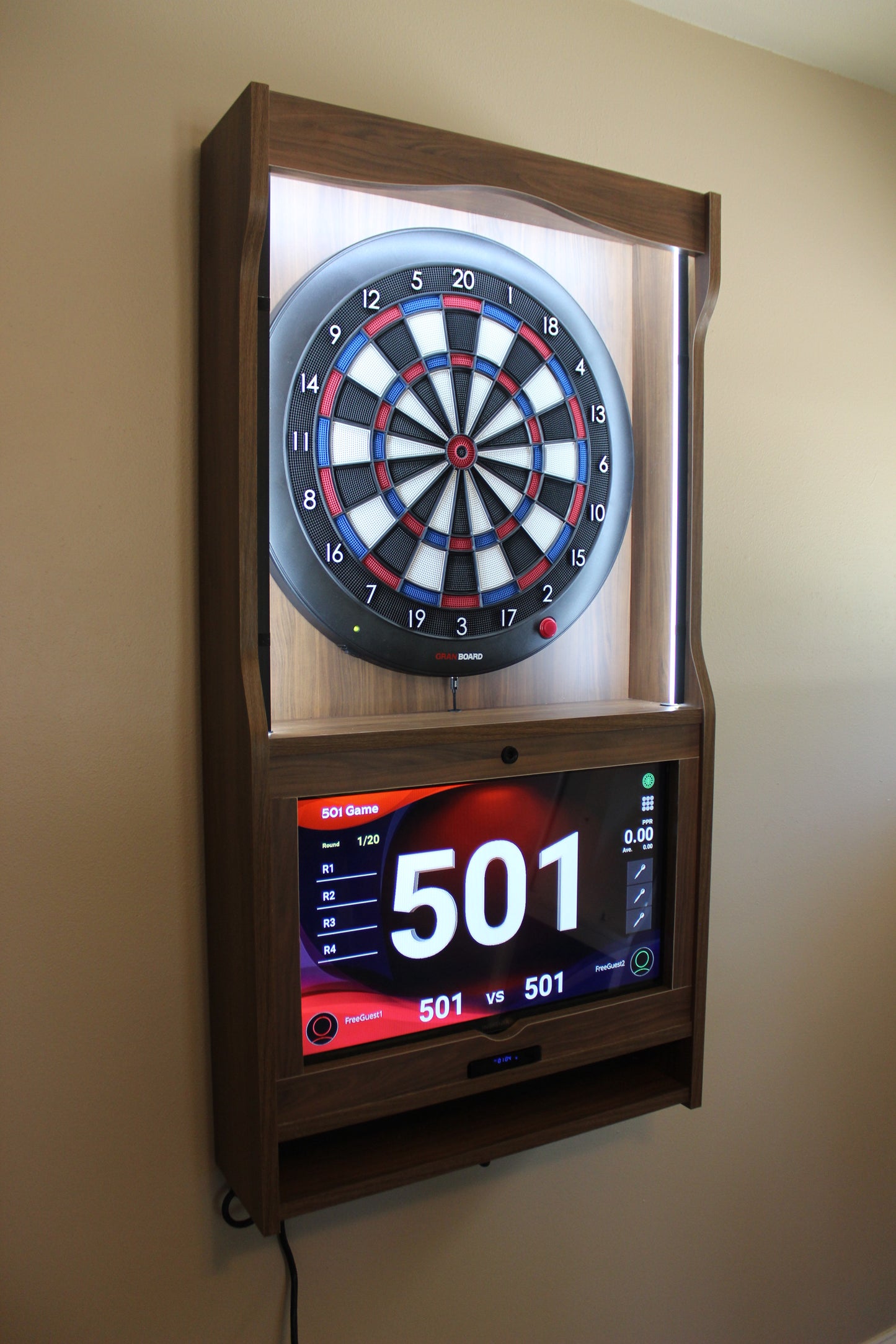 Rebel Dart Board Cabinet