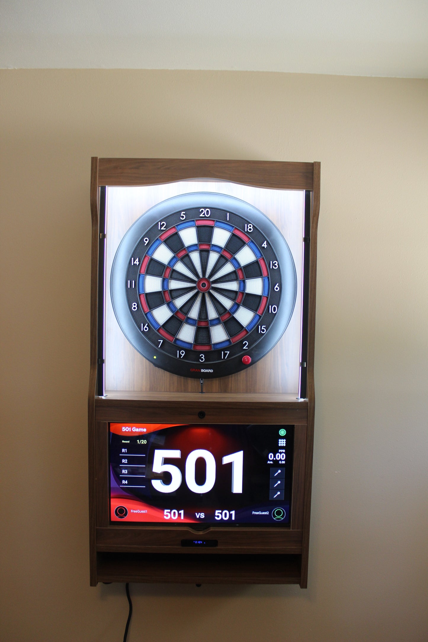 Rebel Dart Board Cabinet