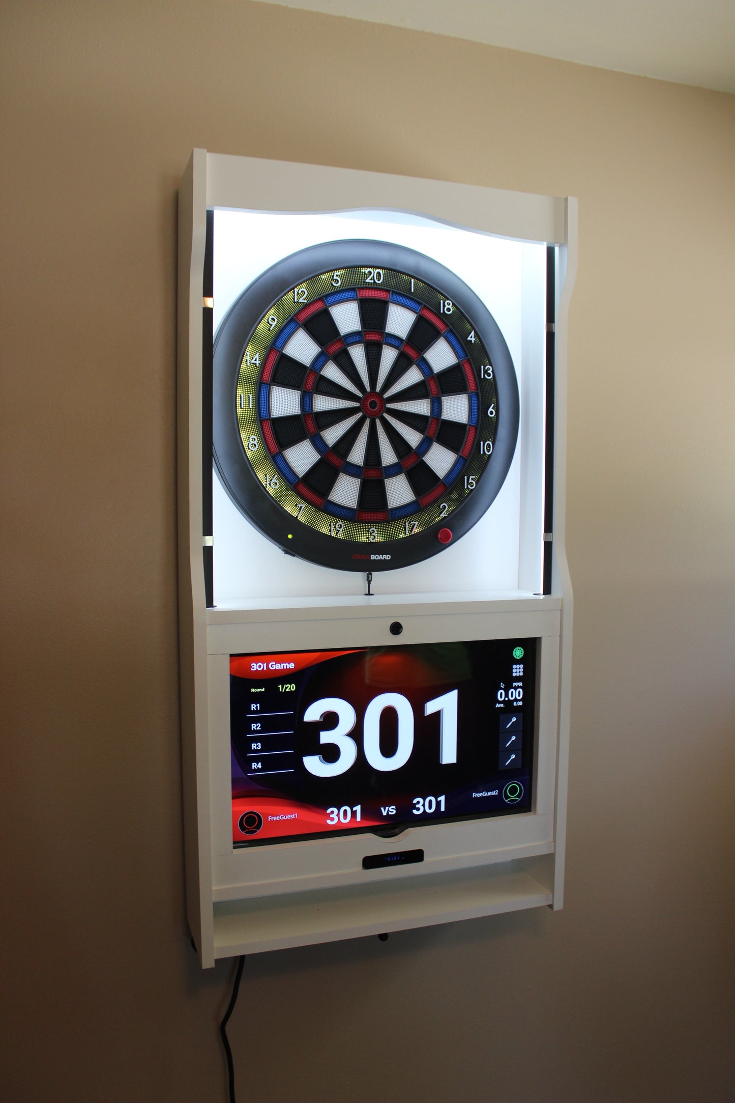 Rebel Dart Board Cabinet