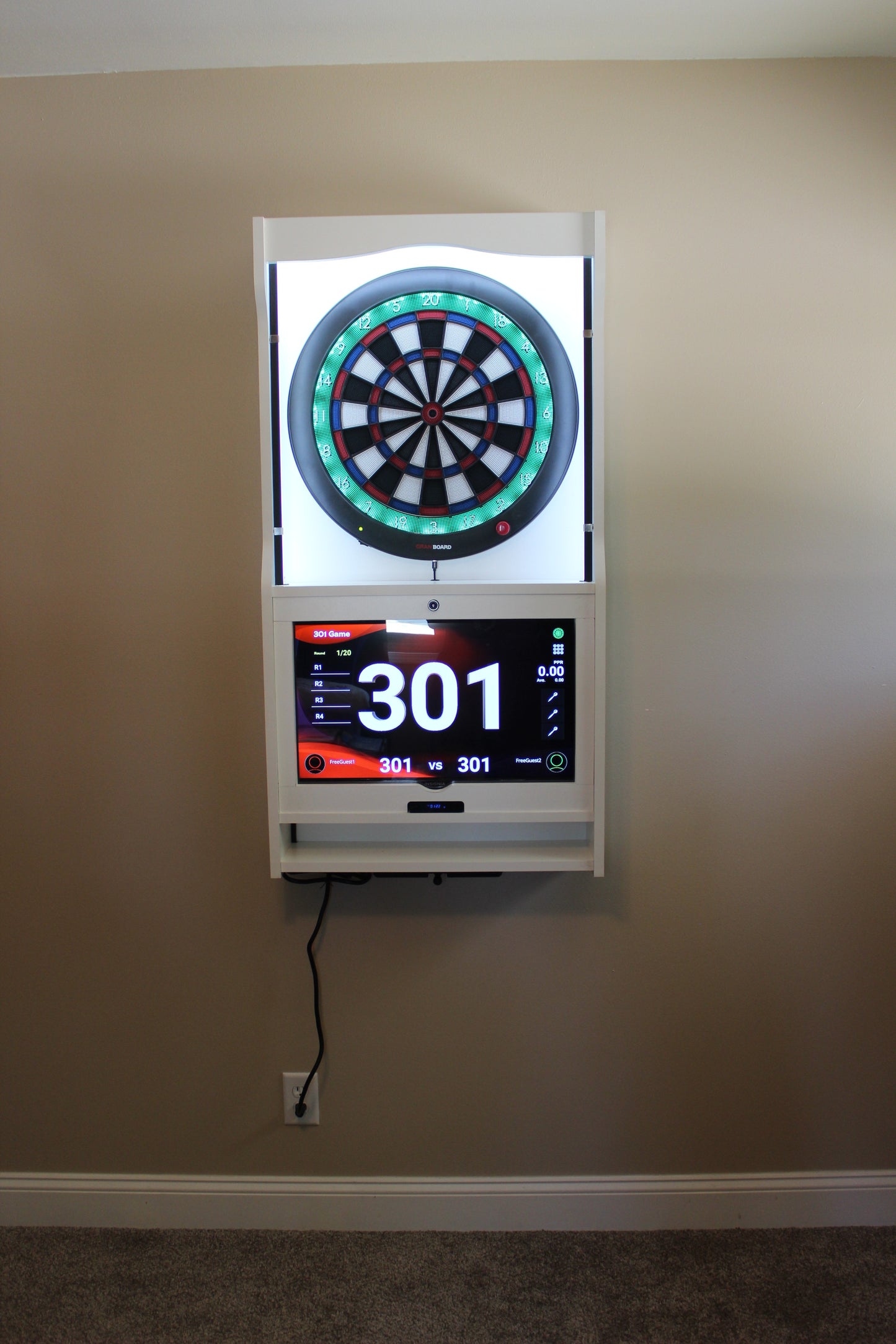 Rebel Dart Board Cabinet