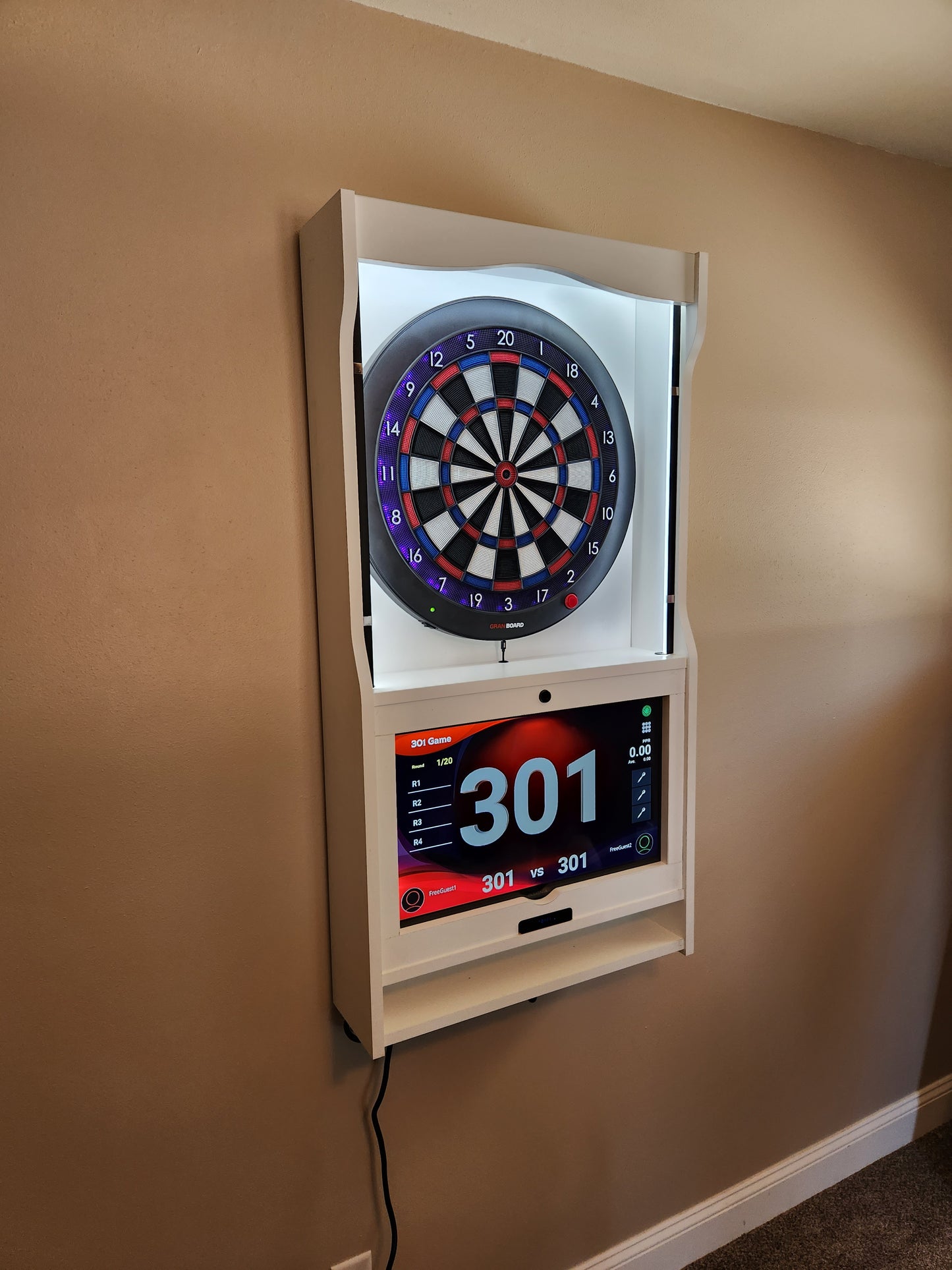 Rebel Dart Board Cabinet