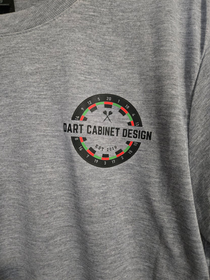Dart Cabinet Design Performance T-Shirt | Gildan G420 Unisex Sport Gray
