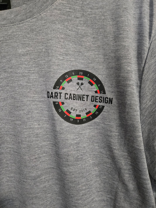 Dart Cabinet Design Performance T-Shirt | Gildan G420 Unisex Sport Gray
