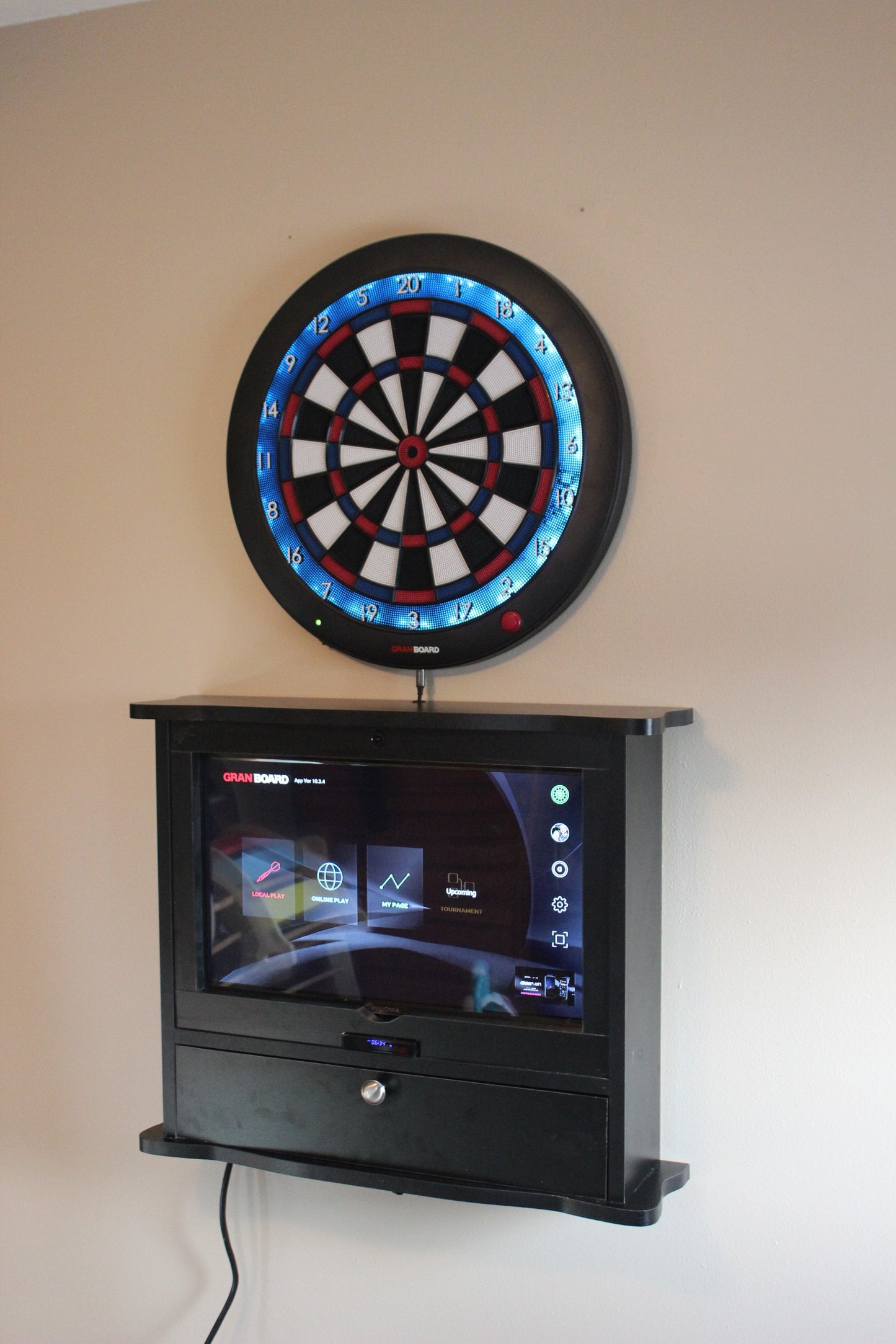 Predator Dart Board Cabinet